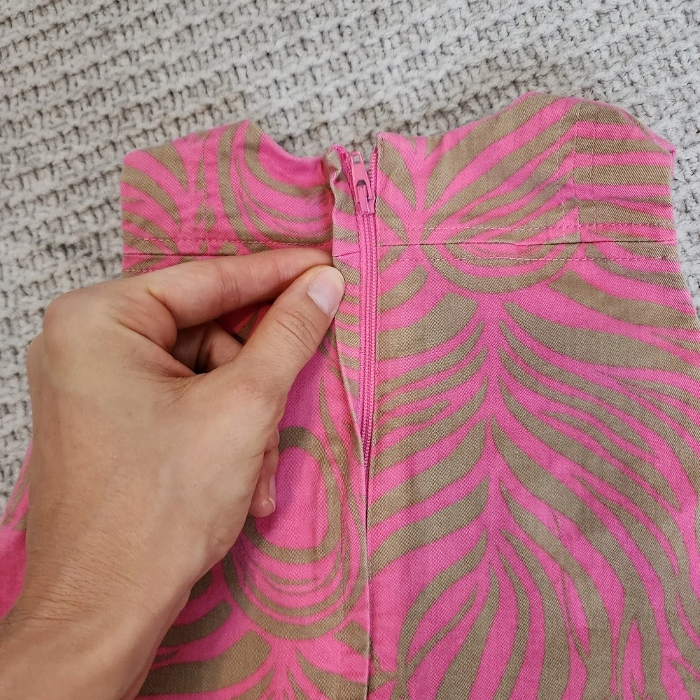 Lilly Pulitzer Printed Dress With Bow Details Size 12-18 Months